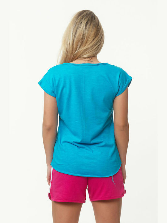 Bodymove Women's T-shirt Turquoise