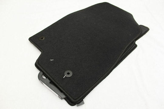 Petex Satz Vorder- und Hintermatten 4Stück aus Teppichboden für Mazda 3 2013-2019 Schwarz