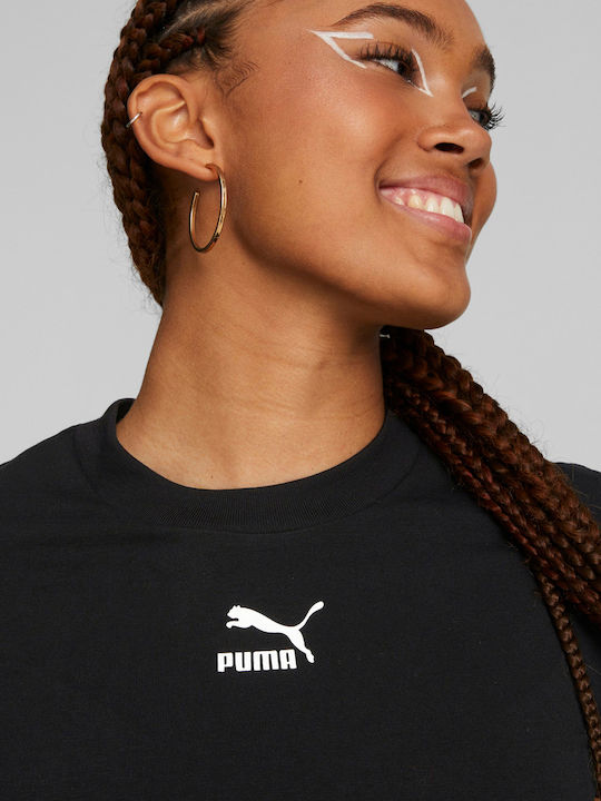 Puma Damen Sportlich T-shirt Schwarz