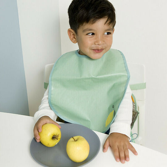 Baby to Love Happy Lemon Bib Fabric with Hoop & Loop Fastener Multicolored 2pcs