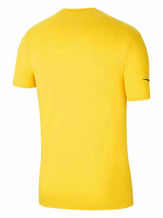 Nike Park 20 Women's Athletic Crop T-shirt Striped Yellow