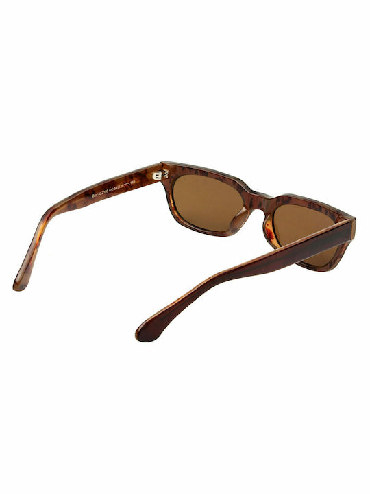A.Kjaerbede Bror Sunglasses with Brown Acetate Frame and Brown Lenses KL2108-004