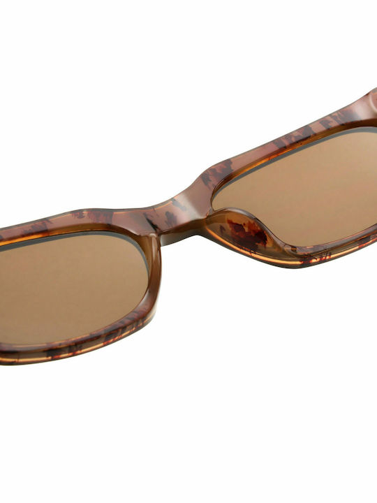 A.Kjaerbede Bror Sunglasses with Brown Acetate Frame and Brown Lenses KL2108-004