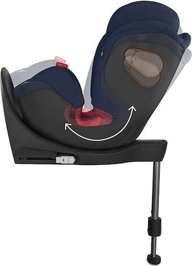 GB Convy Fix Laguna Καθισματάκι Αυτοκινήτου με Isofix London Grey 0-25 kg