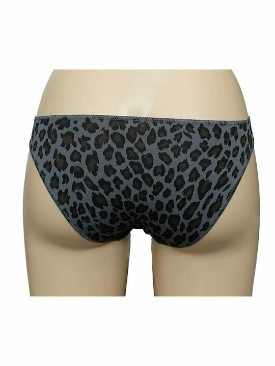 Βαμβακερά Γυναικεία Slip 3Pack Graphite