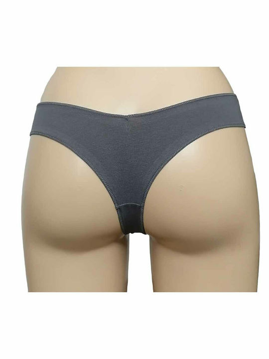 Βαμβακερά Women's Brazil 3Pack All Over / Anthracite / Black