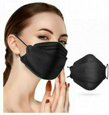 Famex FAGO F 333 Disposable Protective Mask FFP2 3D Extra Comfort Fish Style Black 20pcs