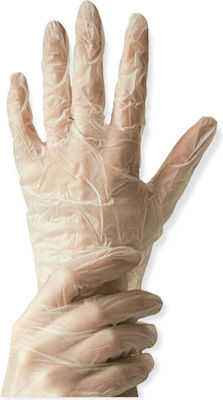 GMT Super Gloves Vinyl Examination Gloves Powder Free Transparent 1000pcs