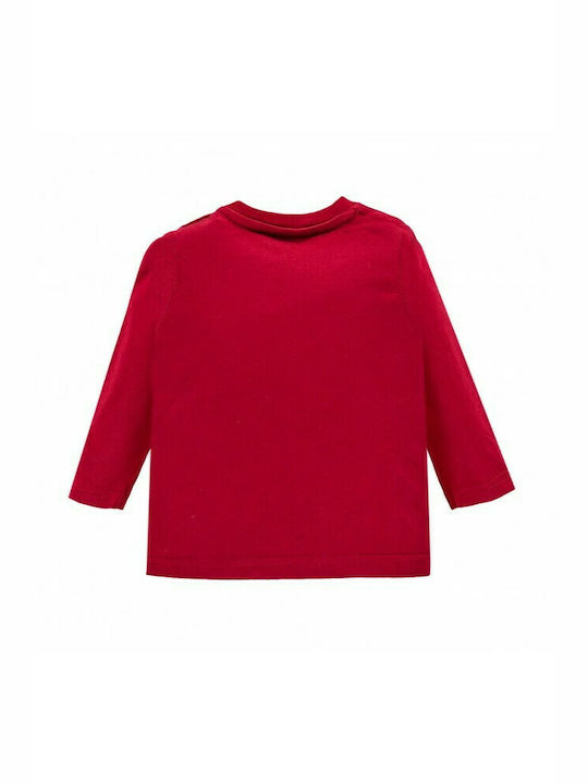 CHILDREN'S T-SHIRT RED 183BDFL001 BRUMS