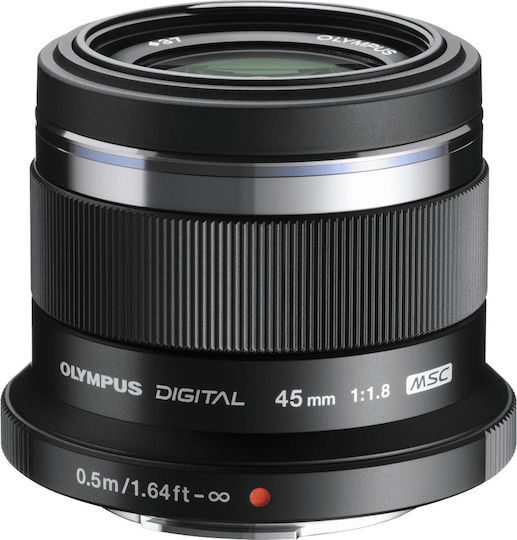 Olympus Crop Φωτογραφικός Φακός M.Zuiko Digital 25mm f/1.8 Σταθερός για Micro Four Thirds (MFT) Mount Μαύρος