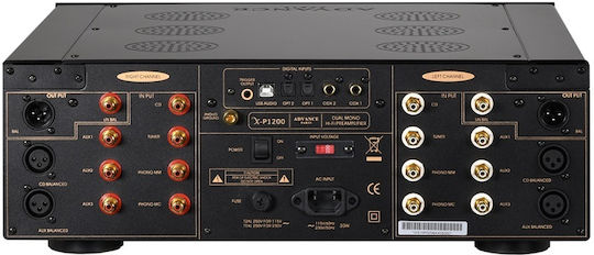 Paris X-P1200 Vorverstärker Hi-Fi Stereo Schwarz