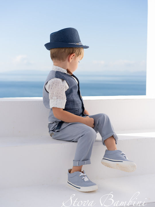 Stova Bambini Βαπτιστικό Κοστούμι για Αγόρι 6τμχ