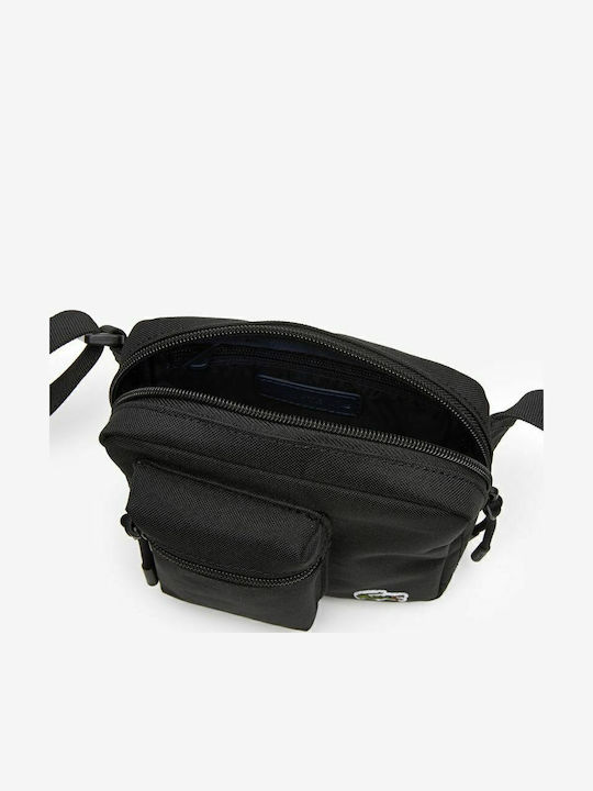 Flat Herrentasche Schulter / Crossbody Schwarz