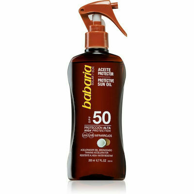 Babaria Protective Sun Oil Coconut Sonnenschutzmittel Öl SPF50 200ml