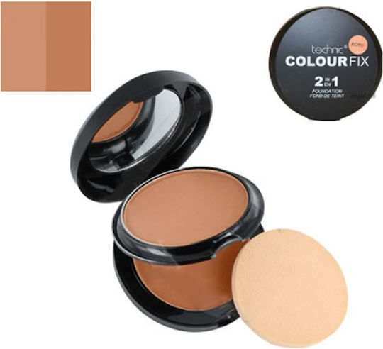Technic Colour Fix 2 in 1 Pressed Powder & Cream Foundatio Compact Foundation 12ml