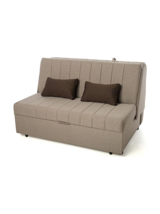 Montana Doppelsitzer Sofa Bett Braun 142x193x92cm