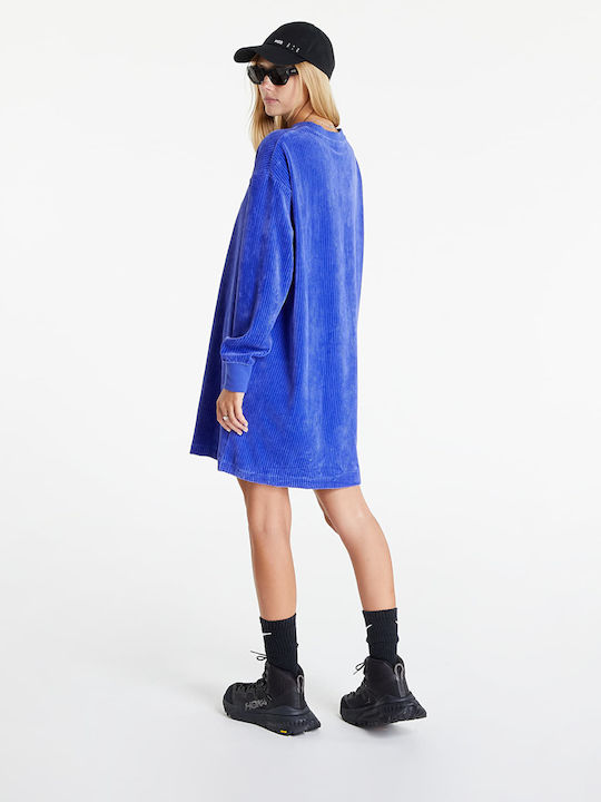Nike Sportswear Mini Αθλητικό Φόρεμα Μακρυμάνικο Μπλε