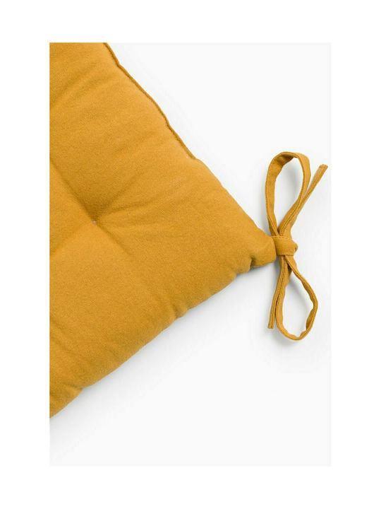 Calma House Μαξιλάρι Καρέκλας Κήπου Gavema Mustard 40x40εκ.