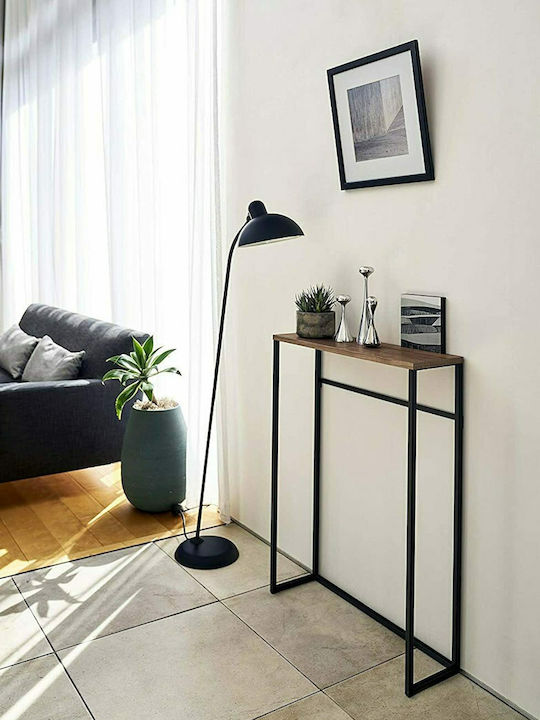 Tower Console Table Wood & Metal YMZK L60xW18.5xH80.5cm