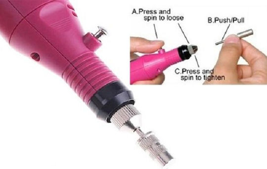 Nail Power Drill 20000rpm Fuchsia