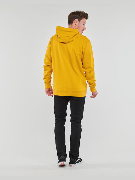 Vans Men's Sweatshirt with Hood and Pockets Yellow