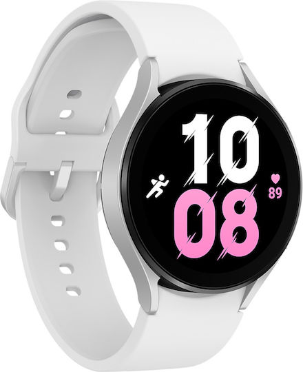 Samsung Galaxy Watch5 Aluminium 44mm Waterproof with Heart Rate Monitor (Silver)