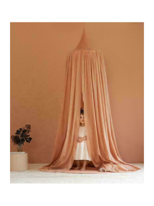 Nobodinoz Cotton Baby Room Mosquito Net Vera 250cm Orange NB920324