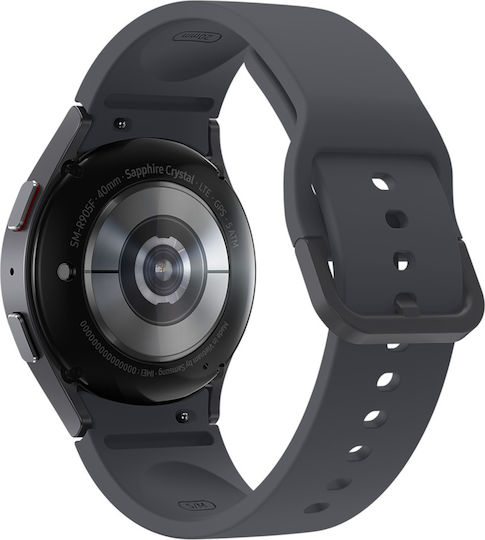 Samsung Galaxy Watch5 LTE Aluminium 40mm Αδιάβροχο με Παλμογράφο (Graphite)