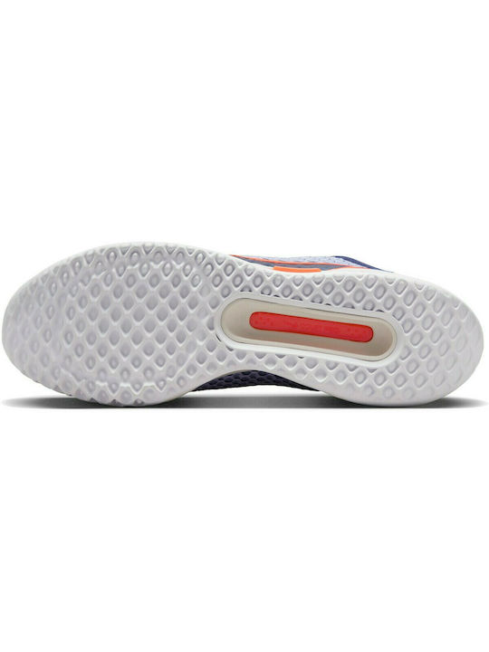 Nike Zoom Pro Men's Tennis Shoes for Hard Courts Lapis / Bright Crimson / Midnight Navy