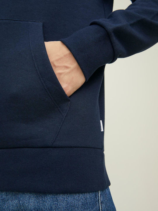 Суитшърт с Качулка Navy Blazer / Burgundy