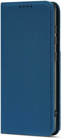 Hurtel Magnet Card Brieftasche Synthetisches Leder Blau (Redmi Note 11 / 11S 4G)