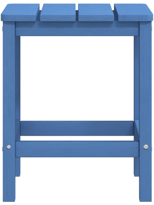 Adirondack Garden Lounge Set for Small Outdoor Spaces 3 Pieces Light Blue