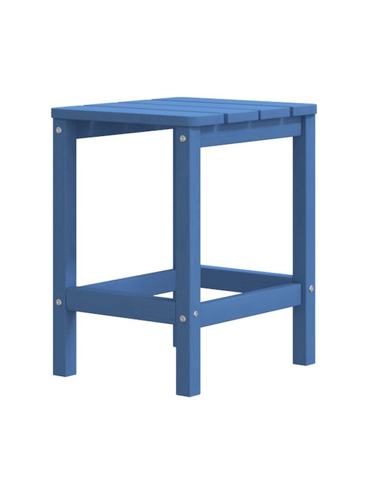 Adirondack Garden Lounge Set for Small Outdoor Spaces 3 Pieces Light Blue