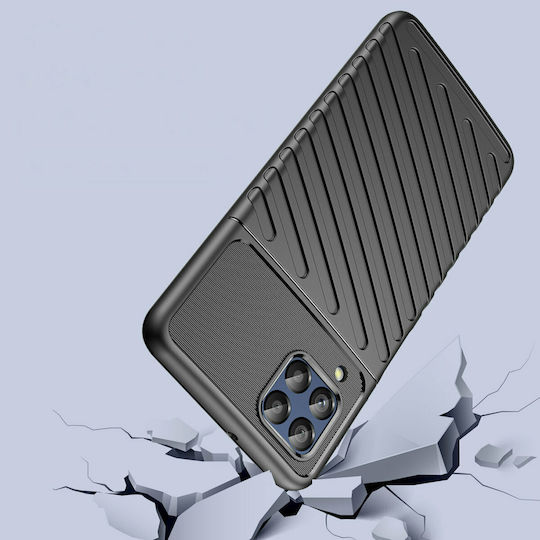 Hurtel Thunder Back Cover Silicone Black (Galaxy M53 5G)