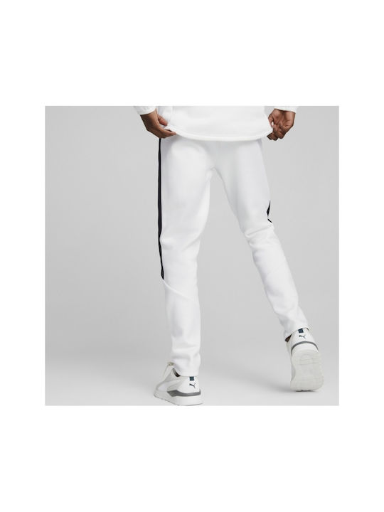 Puma Evostripe Men's Sweatpants with Rubber White