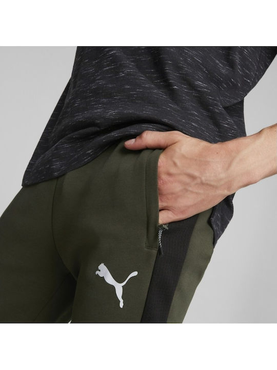 Evostripe Sweatpants with Elastic Khaki