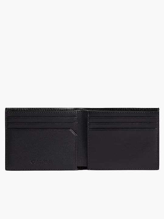 Minimalism Δερμάτινο Ανδρικό Πορτοφόλι Μαύρο
