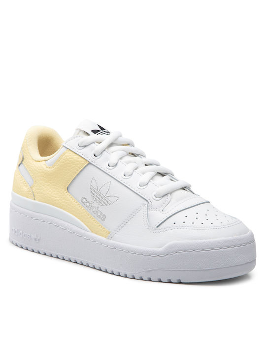 Adidas Forum Bold Flatforms Sneakers Cloud White / Almost Yellow