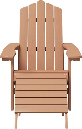 Living Room Set for Small Outdoor Spaces 3 Pieces Brown