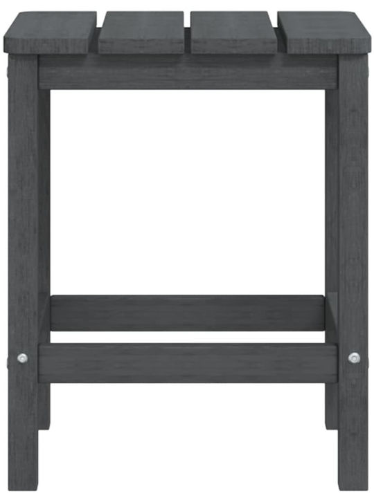 Living Room Set for Small Outdoor Spaces 3 Pieces Anthracite