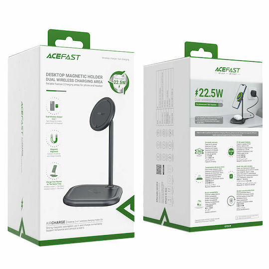 Acefast Φορτιστής Magsafe 15W Γκρι (E6)