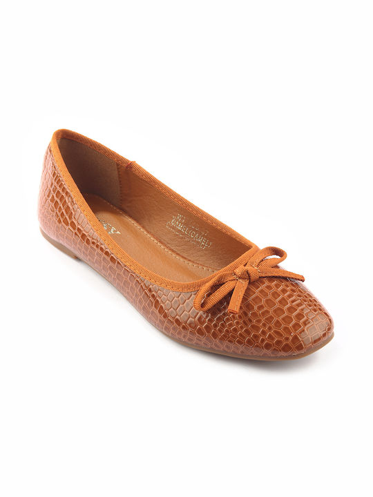 Ballerina Lustrini croco - FSHOES - KAMEL