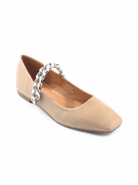 Ballerina with barrette chain - FSHOES - BEZ