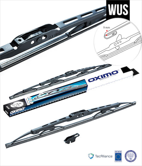 Oximo Metal Wus Fahrer-Seiten Scheibenwischer 480mm Universell