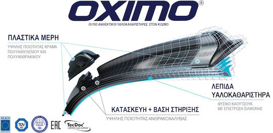 Oximo Oximo Car Wiper Blade Driver Wiper Length 700mm