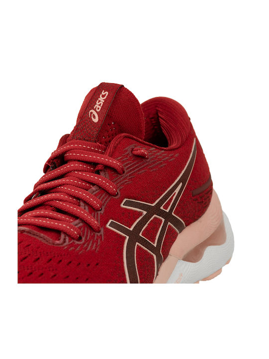 Gel-Nimbus 24 Damen Sportschuhe Laufen Cranberry / Frosted Rose