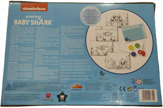Saica Toys Finger paints Baby Shark Deluxe Finger Paint
