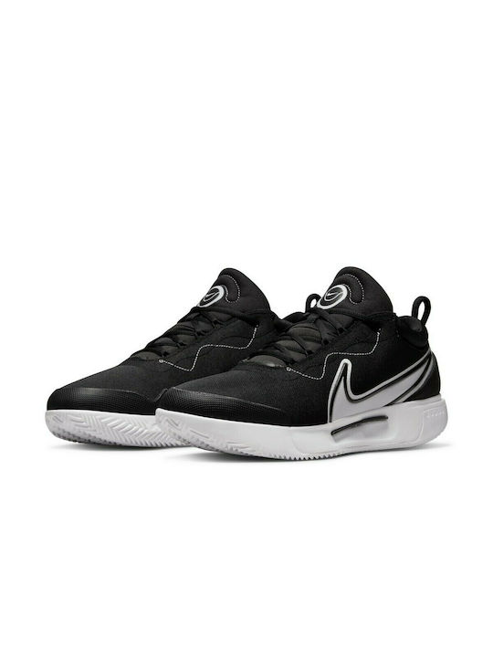 Nike Zoom Pro Мъжки Тенис обувки Глинени игрища Черно / Бяло