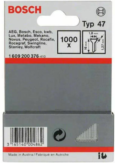 Bosch 1609200376 Cuie 1.8x1.27x16mm 1000buc