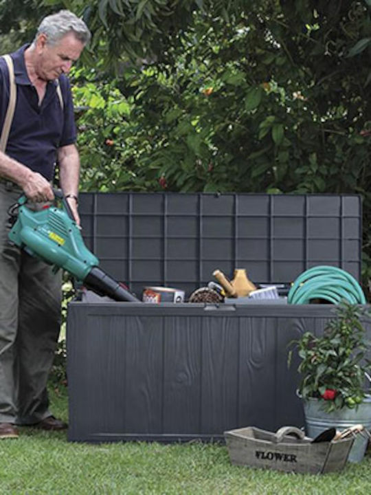 Keter Outdoor Storage Box Sherwood 270lt Gray L117xW45xH57.5cm